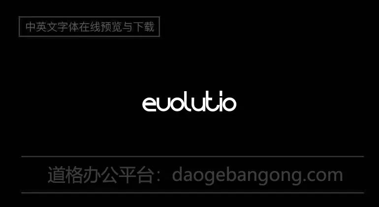 Evolution Font