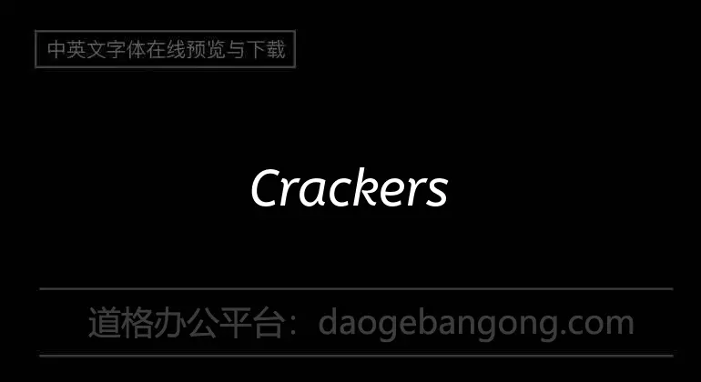 Crackers Font