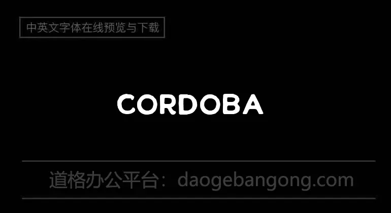 Cordoba Font