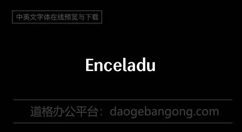 Enceladus Font