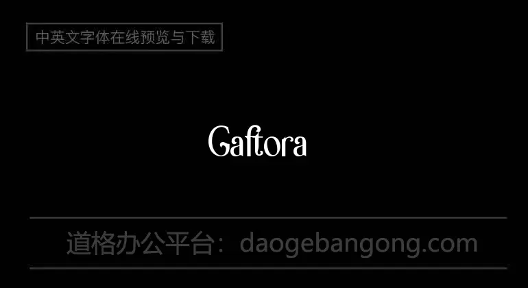 Gaftora Font