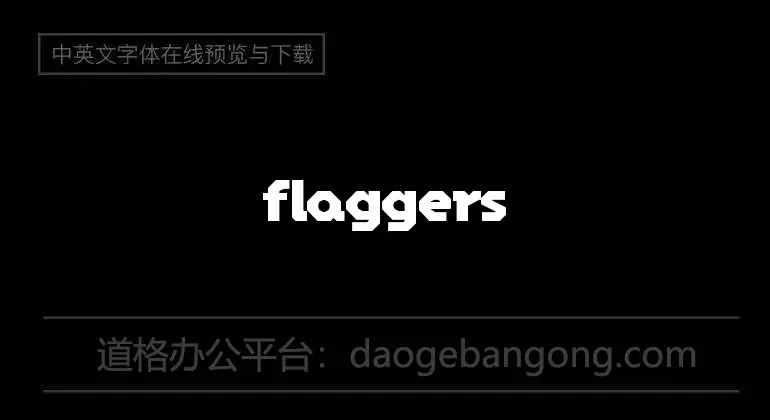 flaggers Font
