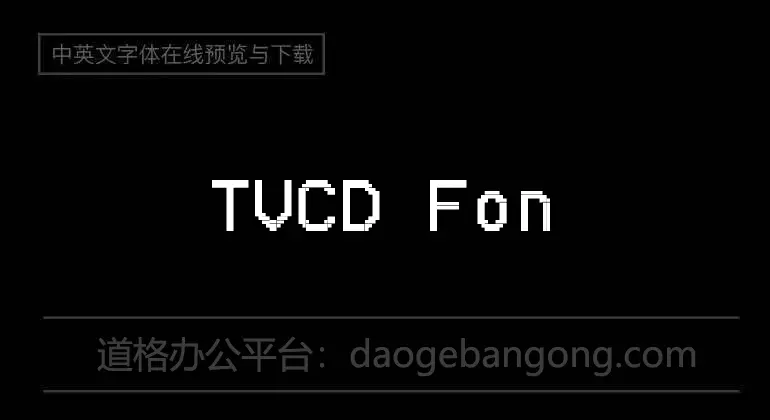 TVCD Font