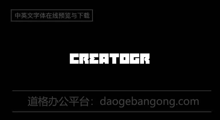 Creatogram Font