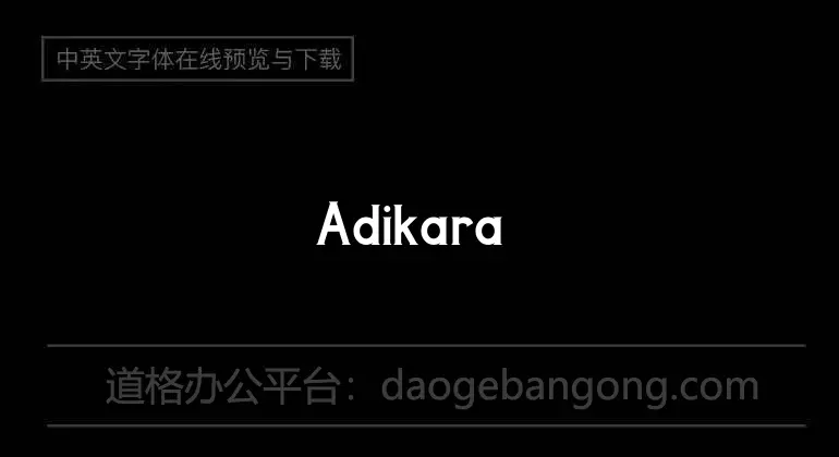 Adikara Font