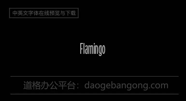 Flamingo Font