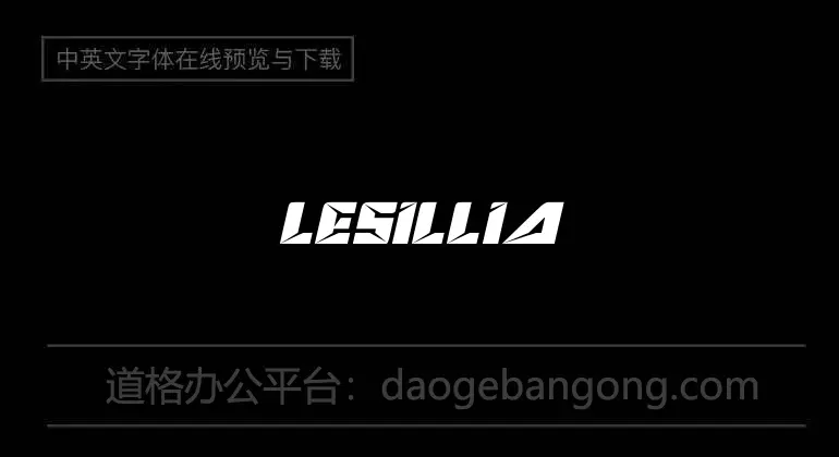 Lesillia Font