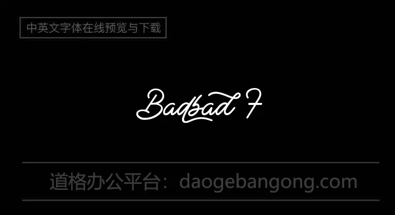 Badbad Font