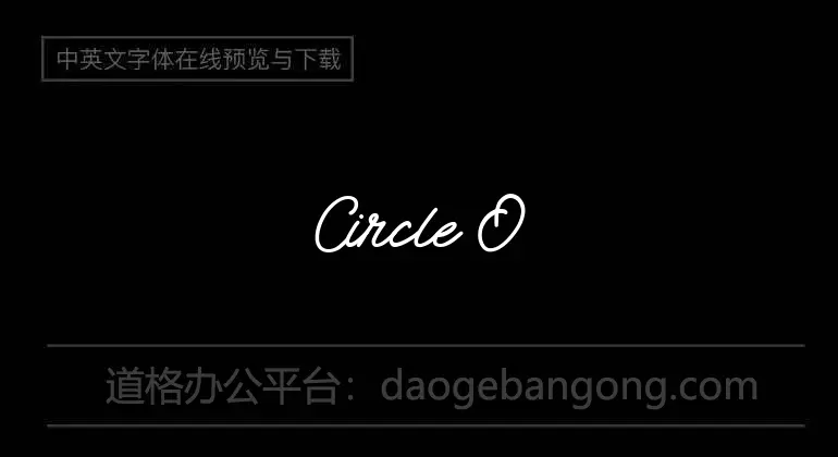 Circle Of Love Font