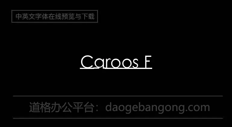 Caroos Font