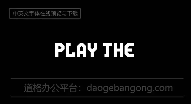 play the game Font