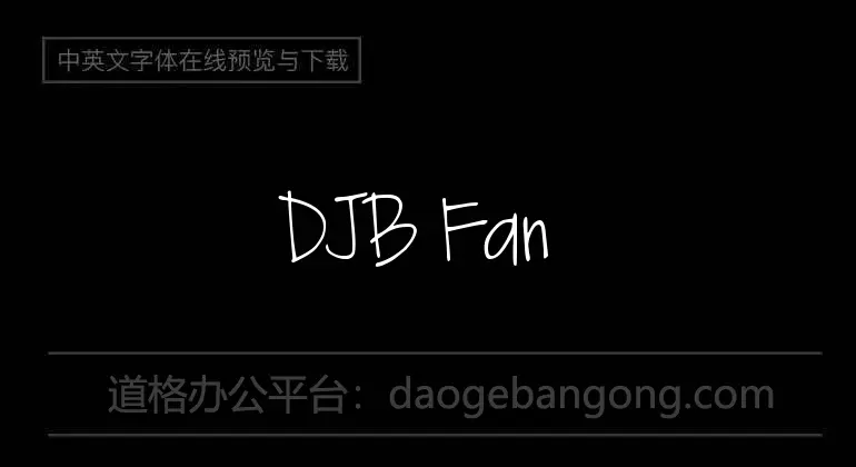 DJB Fan Girl Font