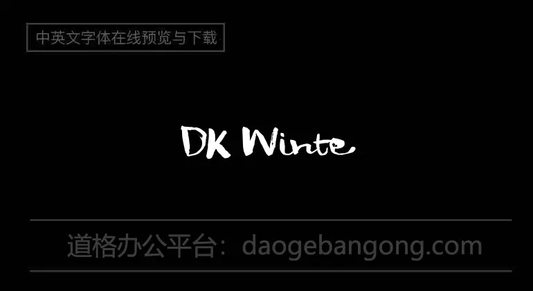 DK Winterberry Font