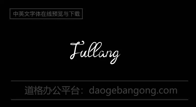 Tullang Font