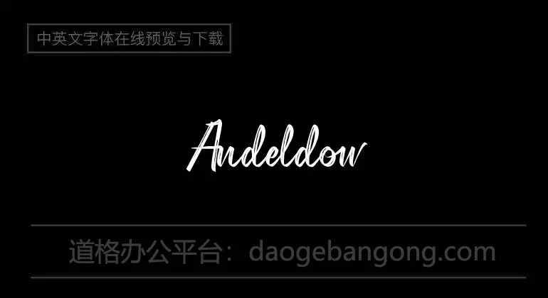 Andeldow Font