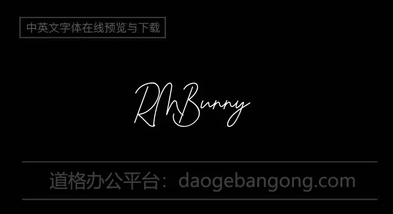 RMBunny Font