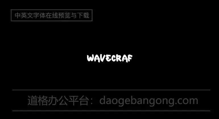 wavecraft Font