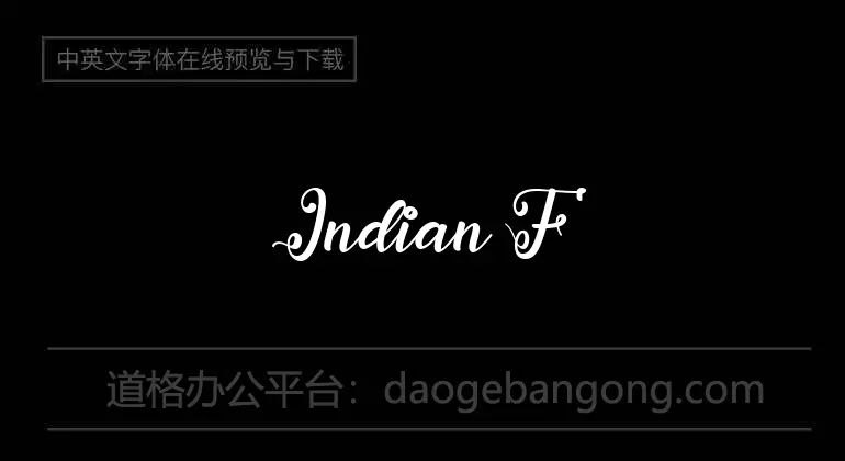 Indian Feather Font