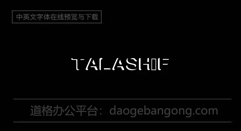 TALASH Font