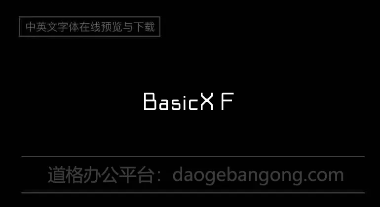 BasicX Font