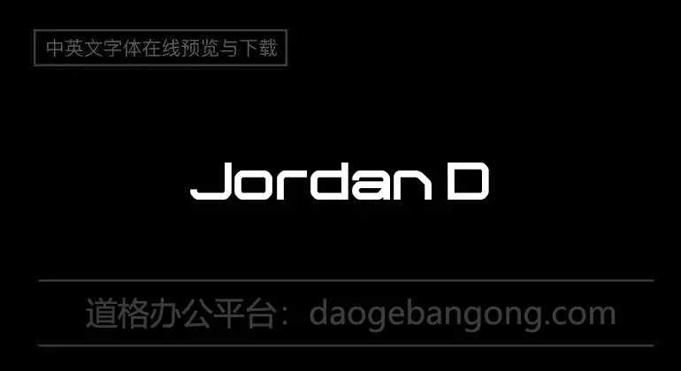 Jordan Dunk Regular Font