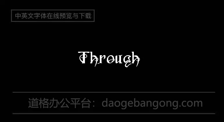 Through Struggle Font