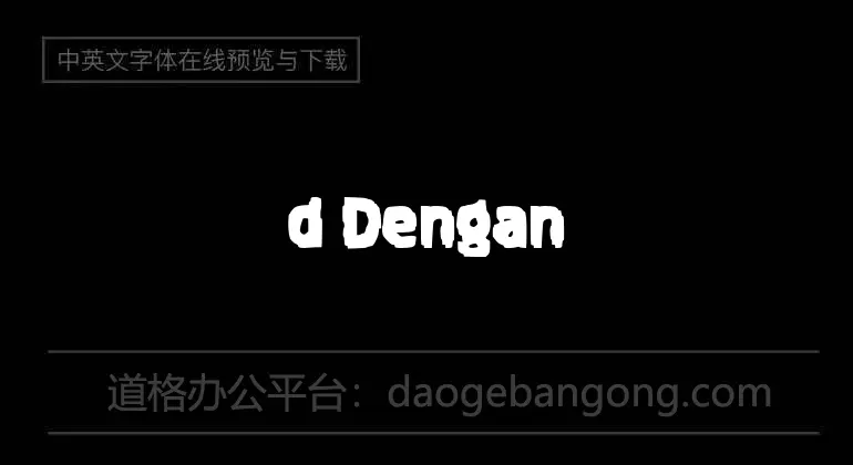 d Dengan Font