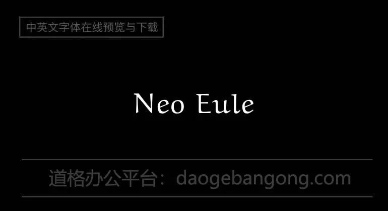 Neo Euler Font