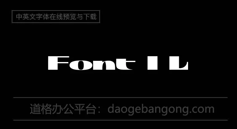 Font I Love You