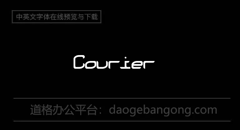 Courier Now Font