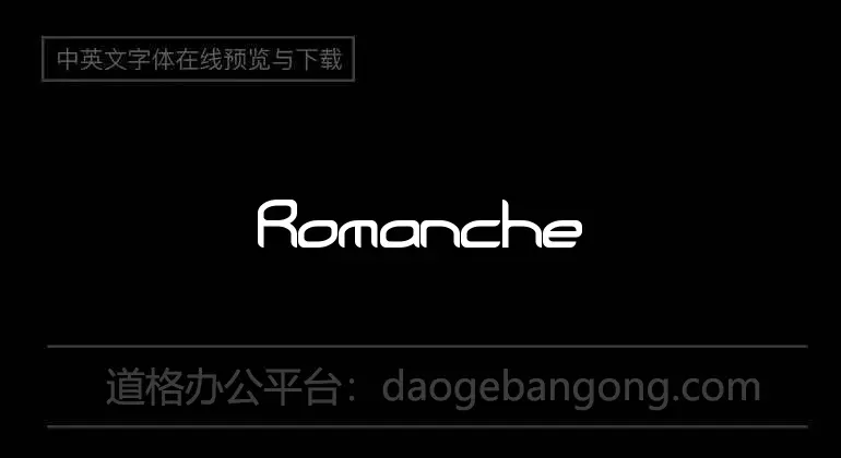 Romanche Font