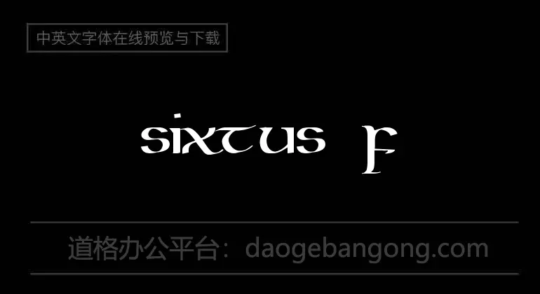 Sixtus Font