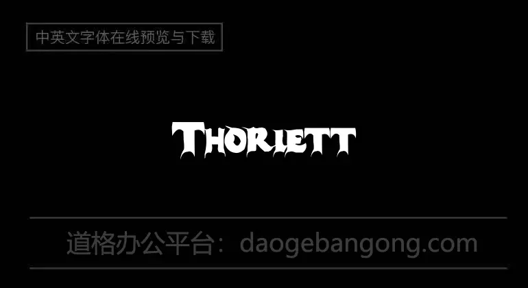 Thorletto Font