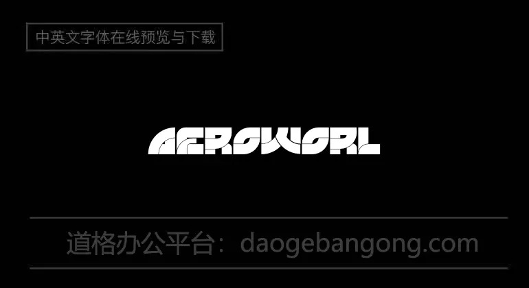 Aeroworld Font