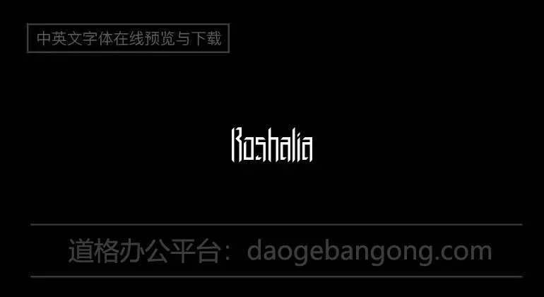 Roshalia Font