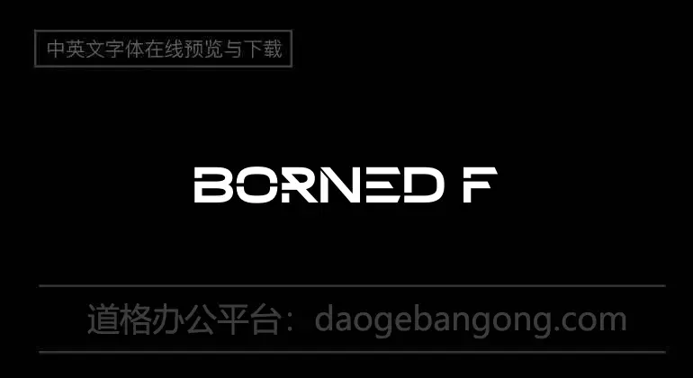 Borned Font