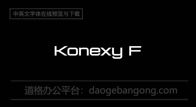 Konexy Font