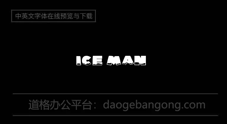 Ice Man Font