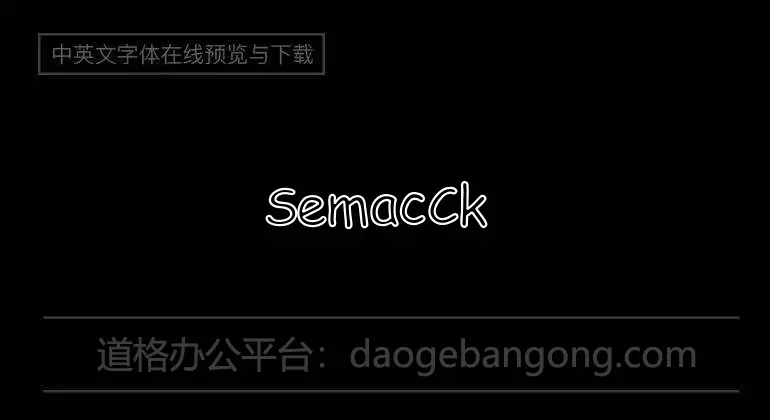 SemacCk Font