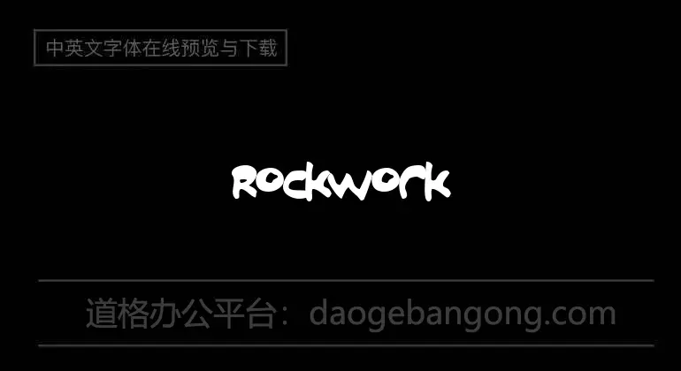 Rockwork Font