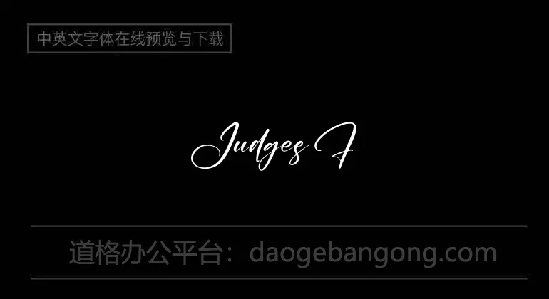 Judges Font