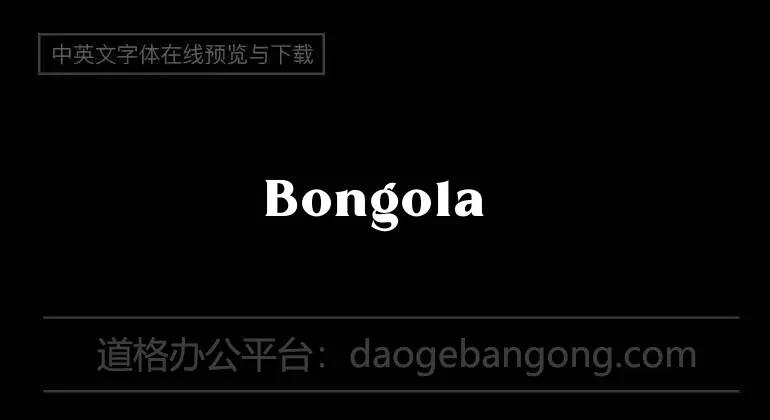 Bongola Font