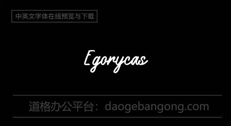 Egorycastle Font