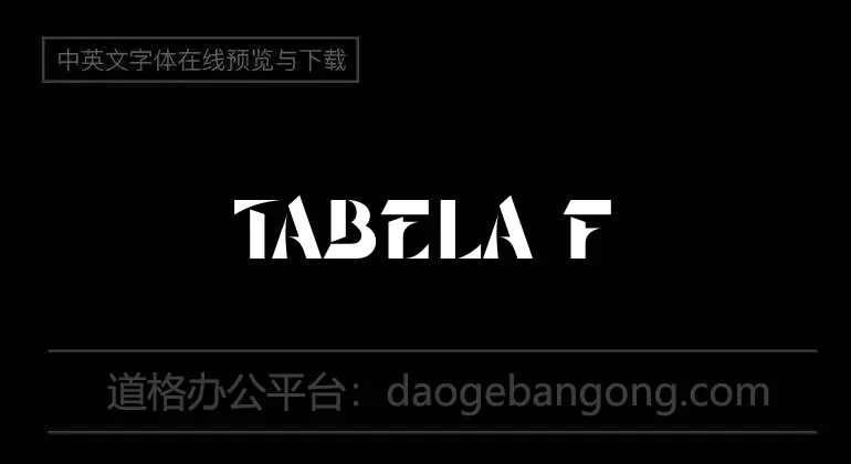 TABELA Font