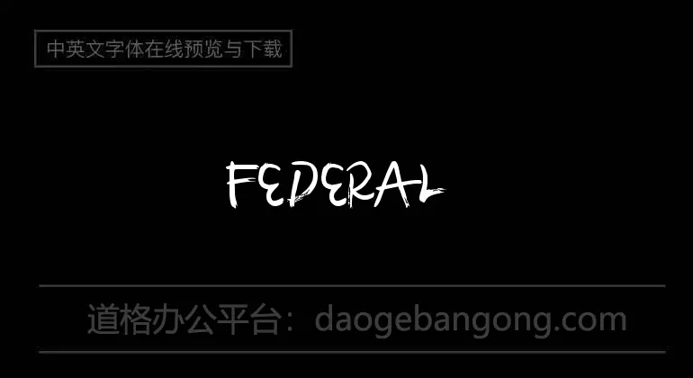 FEDERAL Font