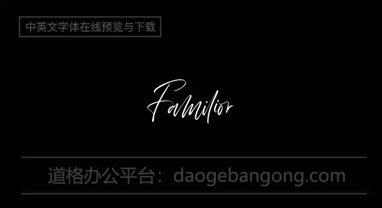 Familior Font