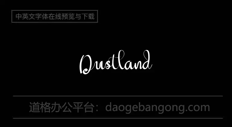 Dustland Font