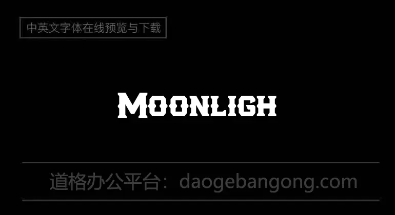 Moonlight Shadow Font