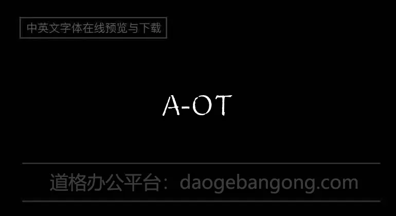 A-OTF 武书野 Std-Regular