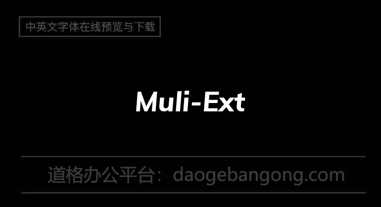 Muli-ExtraBoldItalic